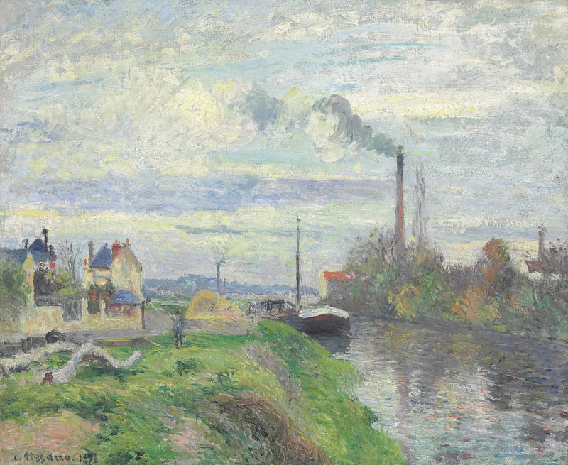 Pontoise'daki Pothuis İskelesi - Camille Pissarro