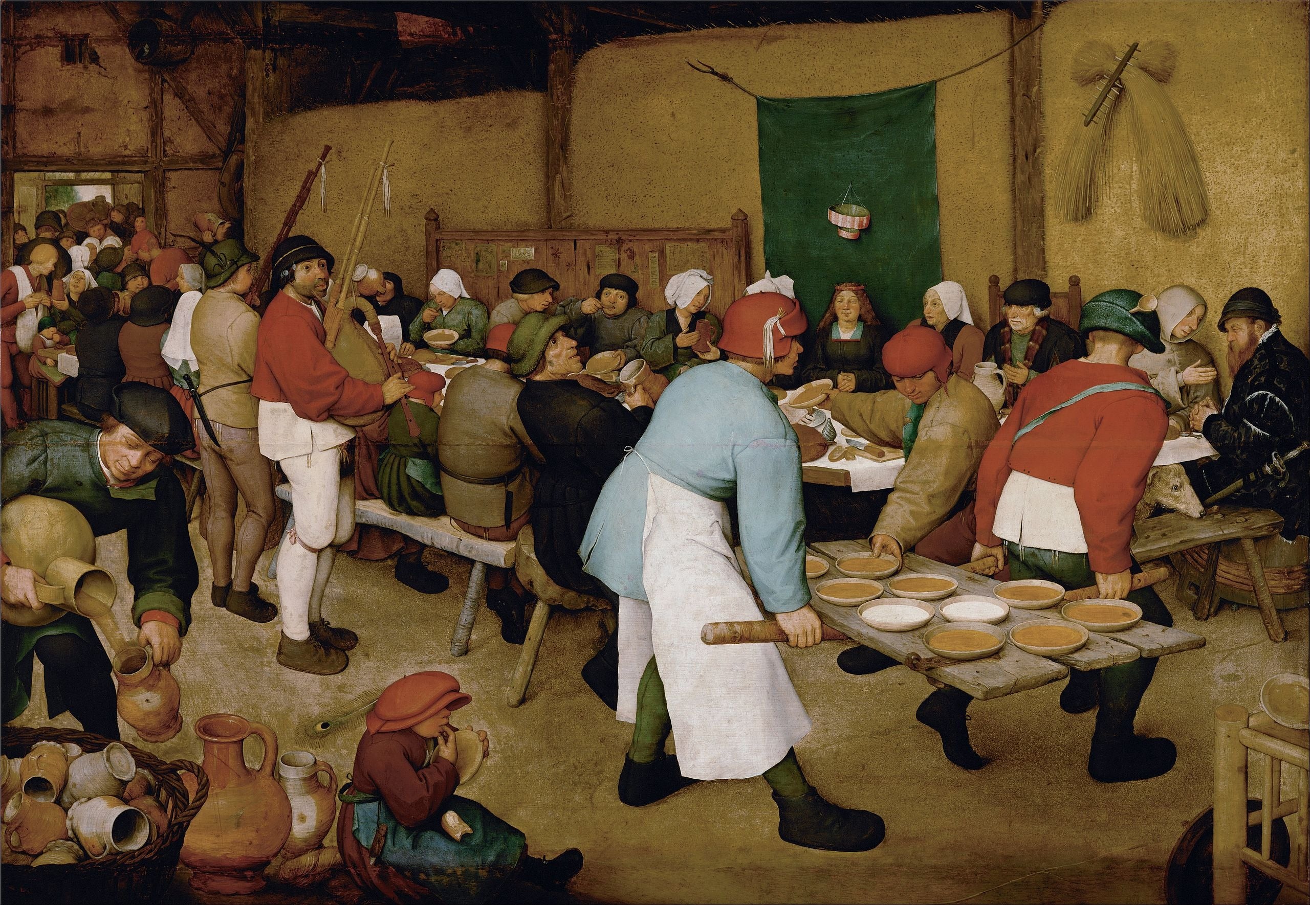 Le Repas de noce - Pieter Brueghel the Elder