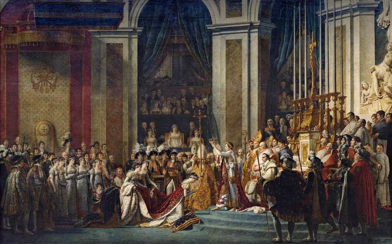 Napolyon'un Taç Giyme Töreni - Jacques-Louis David