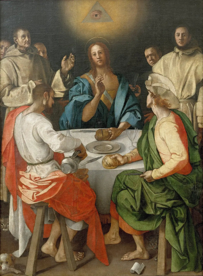 Emmaus'ta Akşam Yemeği - Pontormo