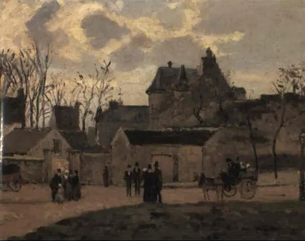Pontoise Mahkemesi, Saint-Louis Meydanı - Camille Pissarro