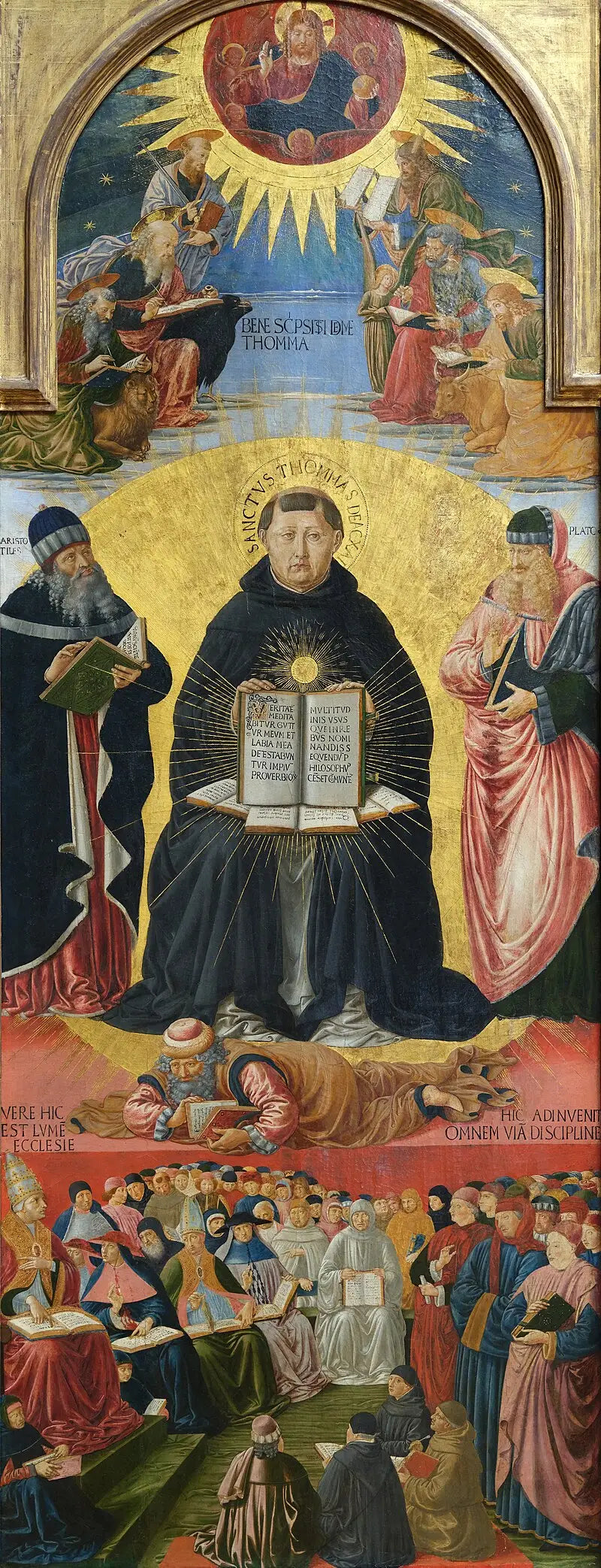 Saint Thomas Aquin Zaferi - Benozzo Gozzoli