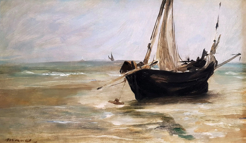 Berck'teki Siyah Bot - Édouard Manet
