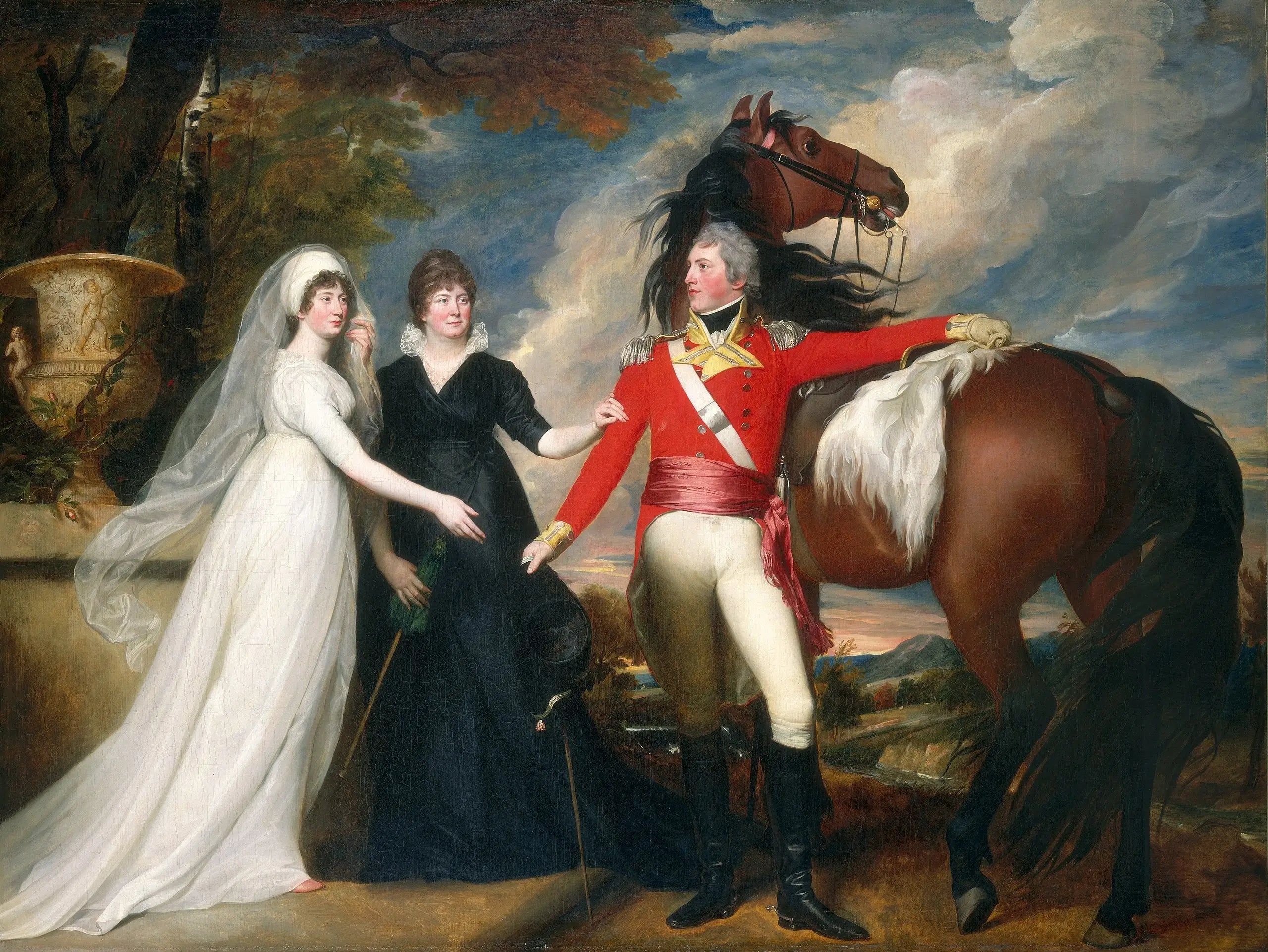 Le colonel William Fitch et ses sœurs Sarah et Ann Fitch - John Singleton Copley - Alpha Reproduction