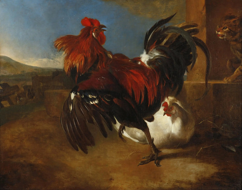 Öfkeli horoz kümesinde - Melchior de Hondecoeter