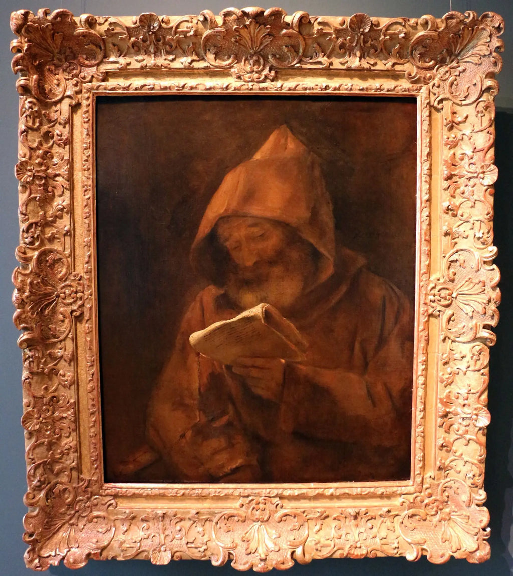 Lecture du moine - Rembrandt - Alpha Reproduction