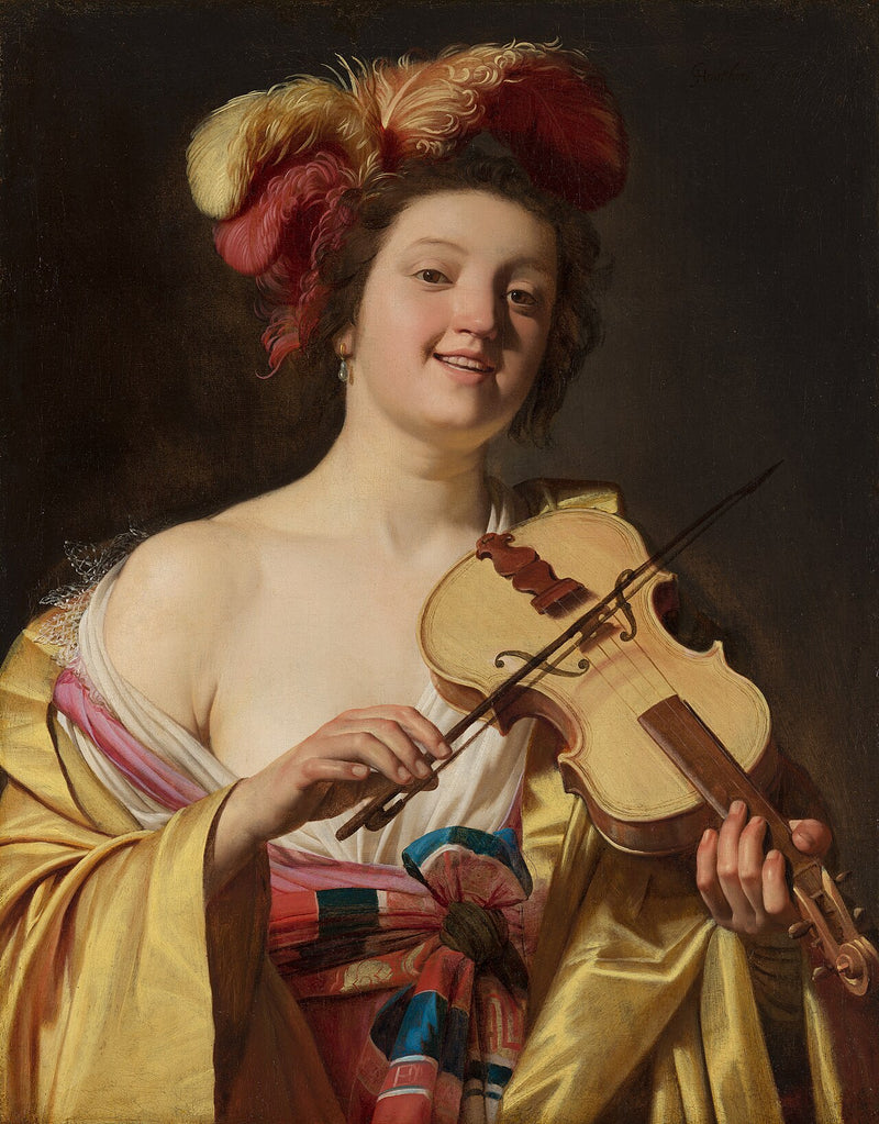 Keman Çalan - Gerrit van Honthorst