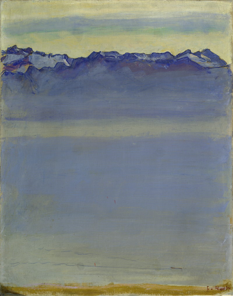 Leman Gölü ve Savoy Alpleri - Ferdinand Hodler