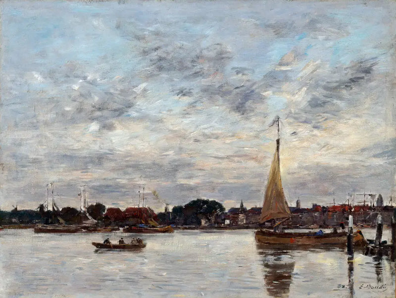 Dordrecht Limanı - Eugène Boudin