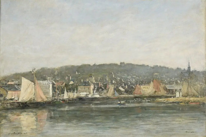Trouville Limanı Sabah - Eugène Boudin