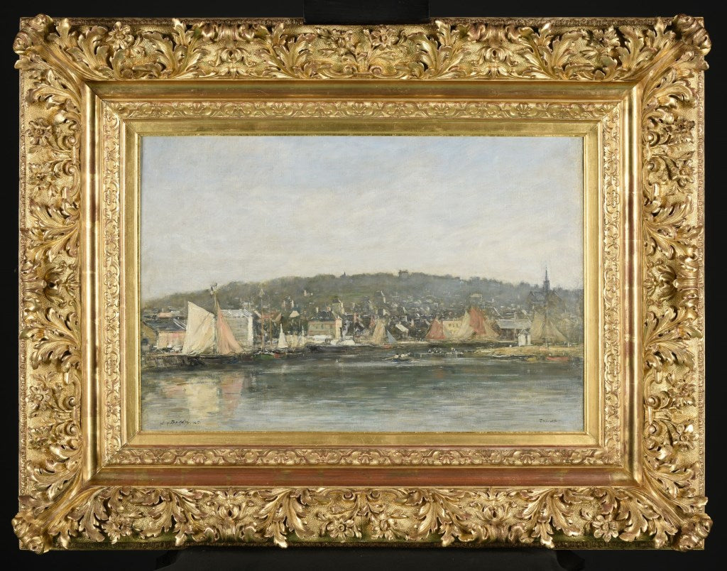 Trouville Limanı Sabah - Eugène Boudin