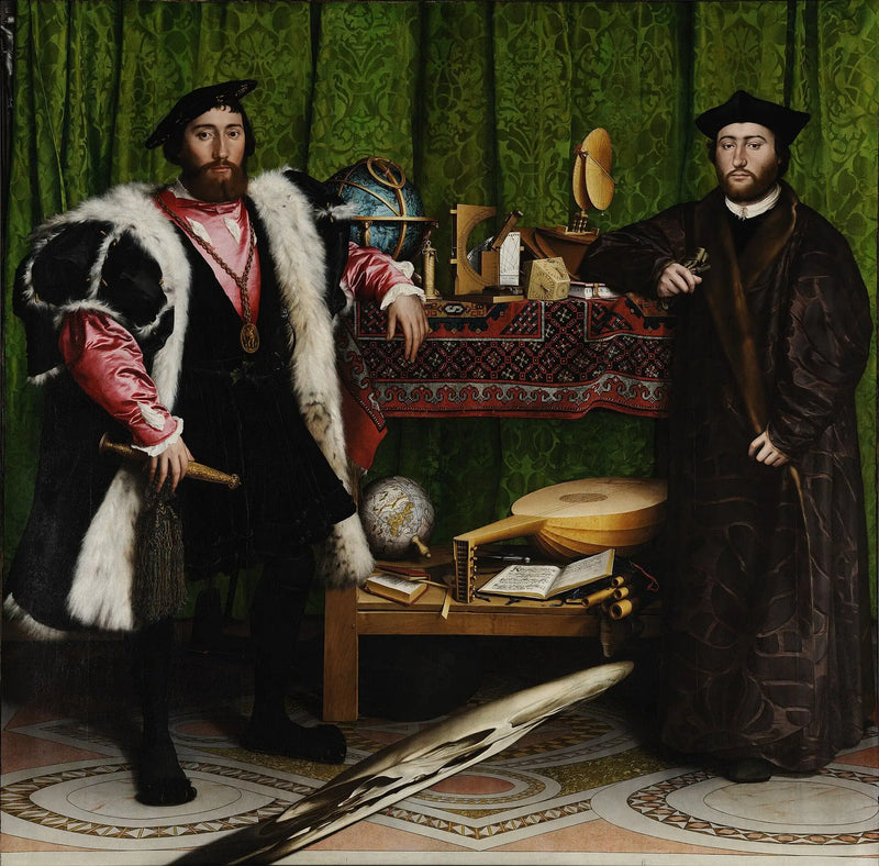Les Ambassadeurs - Hans Holbein genç