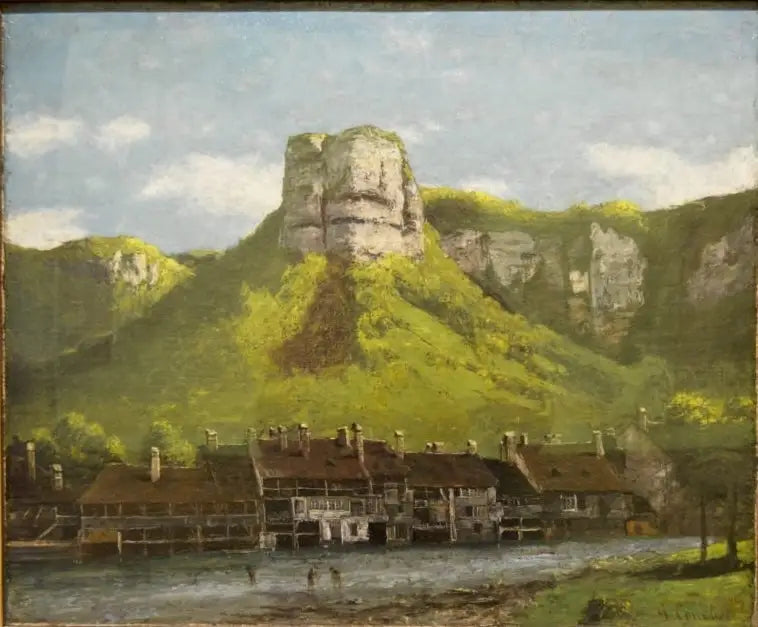 Loue Tel Sarma Atölyeleri, Ornans yakınlarında - Gustave Courbet