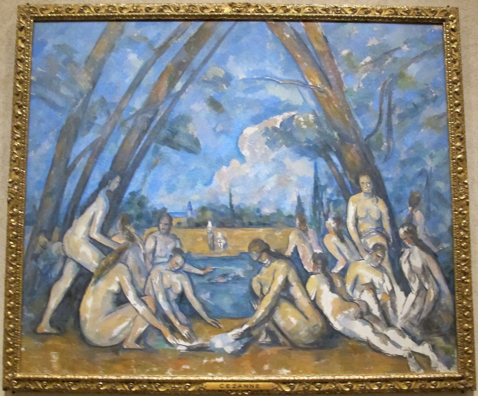 Büyük Banyo Yapanlar - Paul Cézanne
