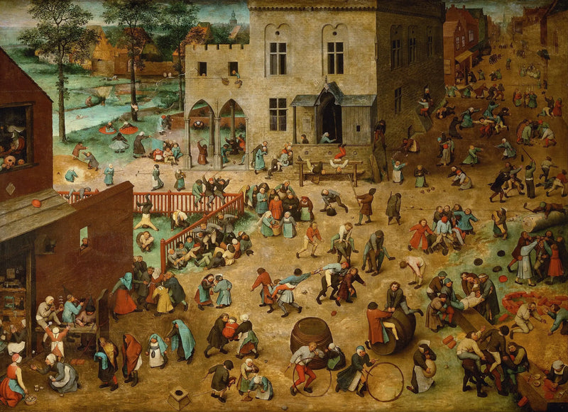 Çocuk Oyunları - Pieter Brueghel the Elder