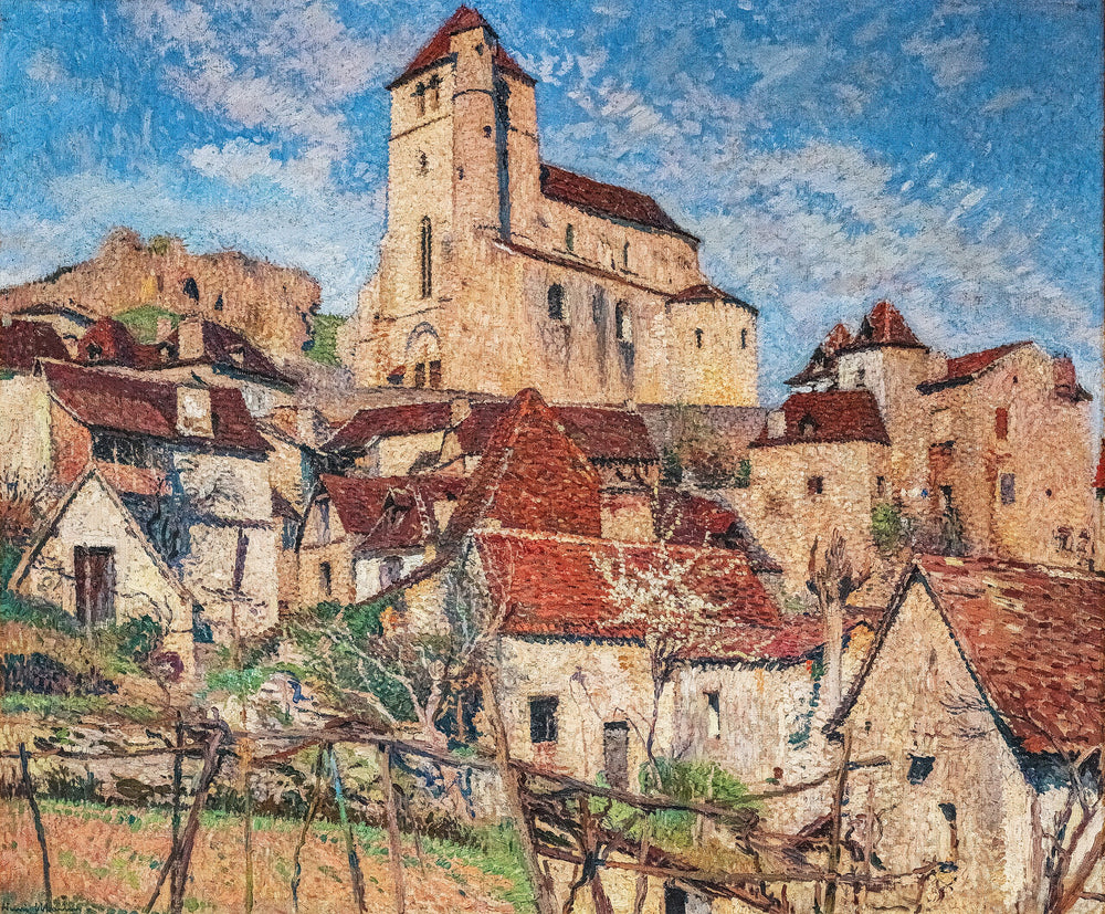 Les Toits, Saint-Cirq Lapopie (Lot) - Henri-Jean Guillaume Martin