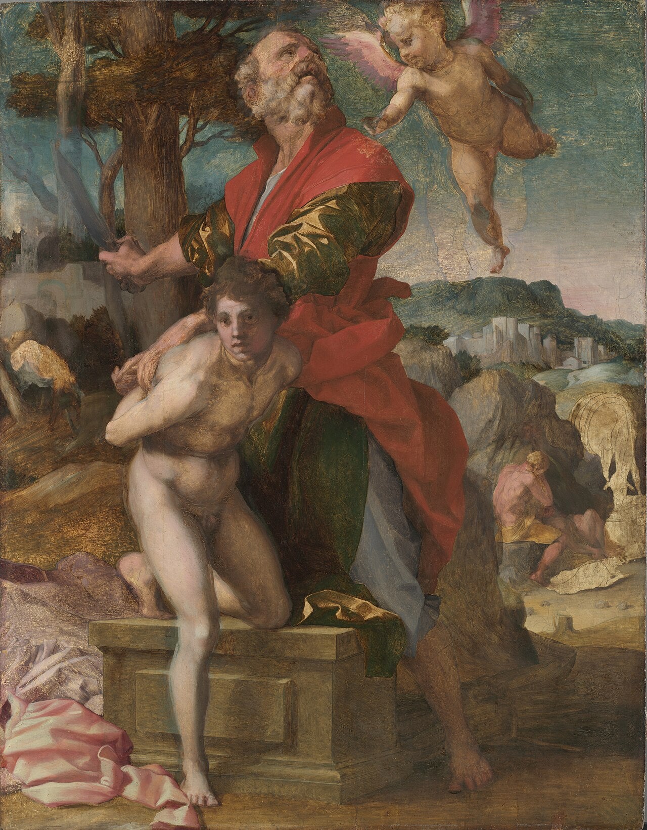 Le sacrifice d'Isaac - Andrea del Sarto