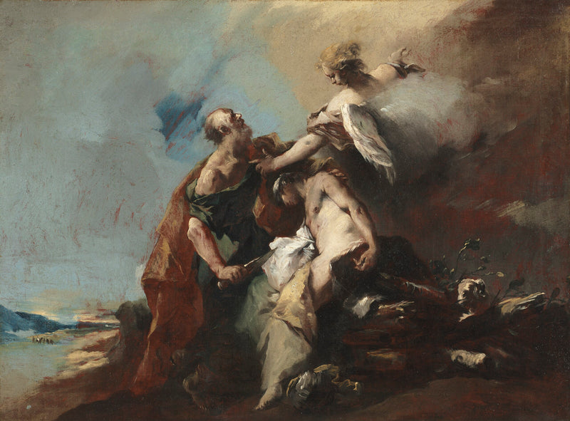 İshak'ın Kurbanı - Francesco Guardi