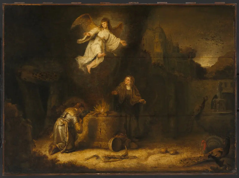 Manoah'ın Kurbanı - Rembrandt