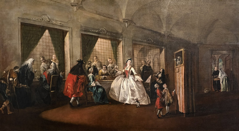 San Zaccaria Rahibe Salonu - Francesco Guardi