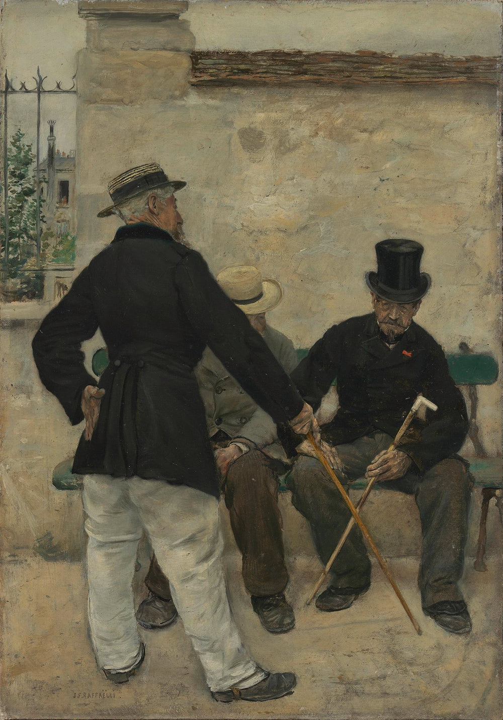 Les anciens officiers - Jean-François Raffaëlli