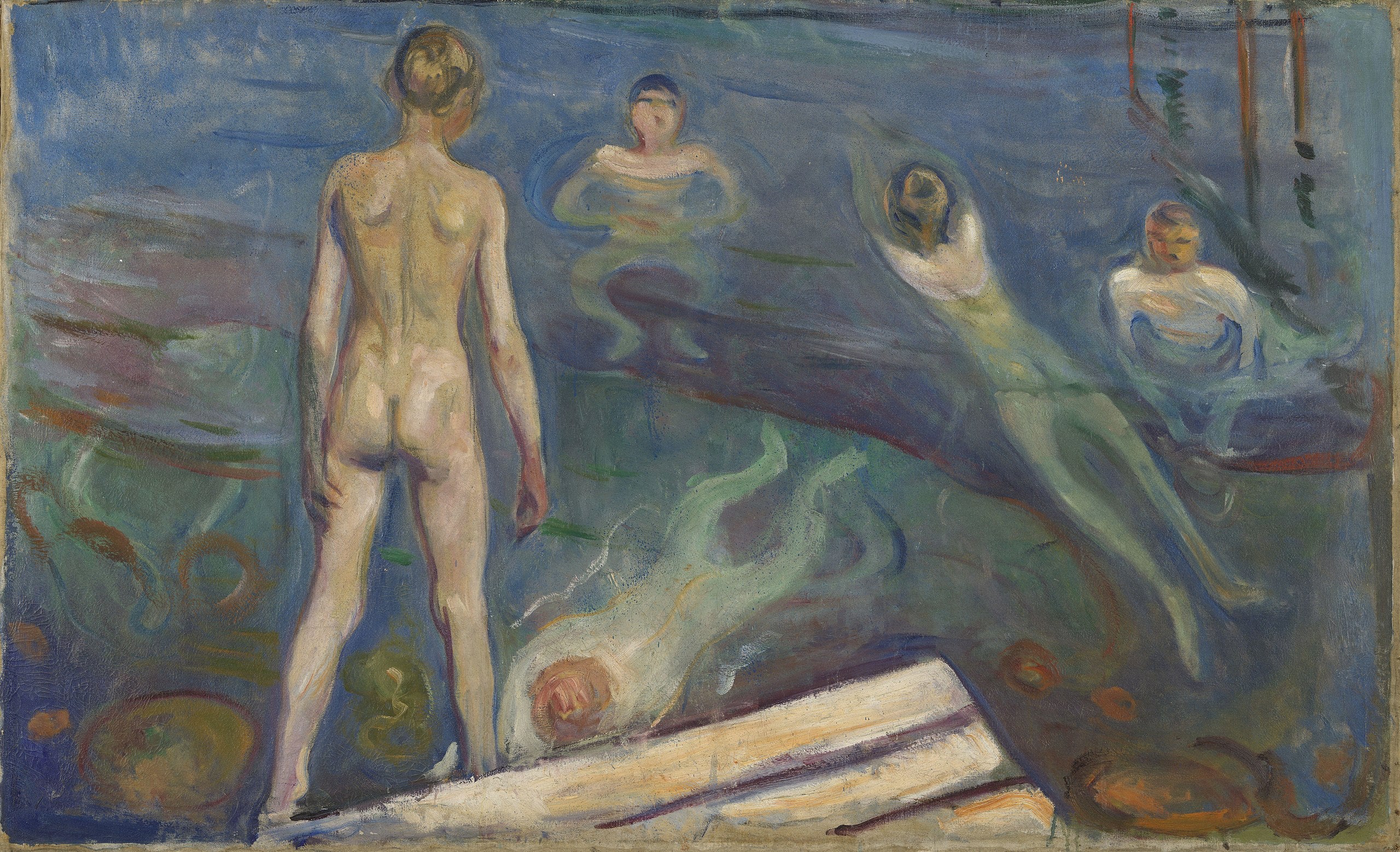 Çocuklar Yüzüyor - Edvard Munch