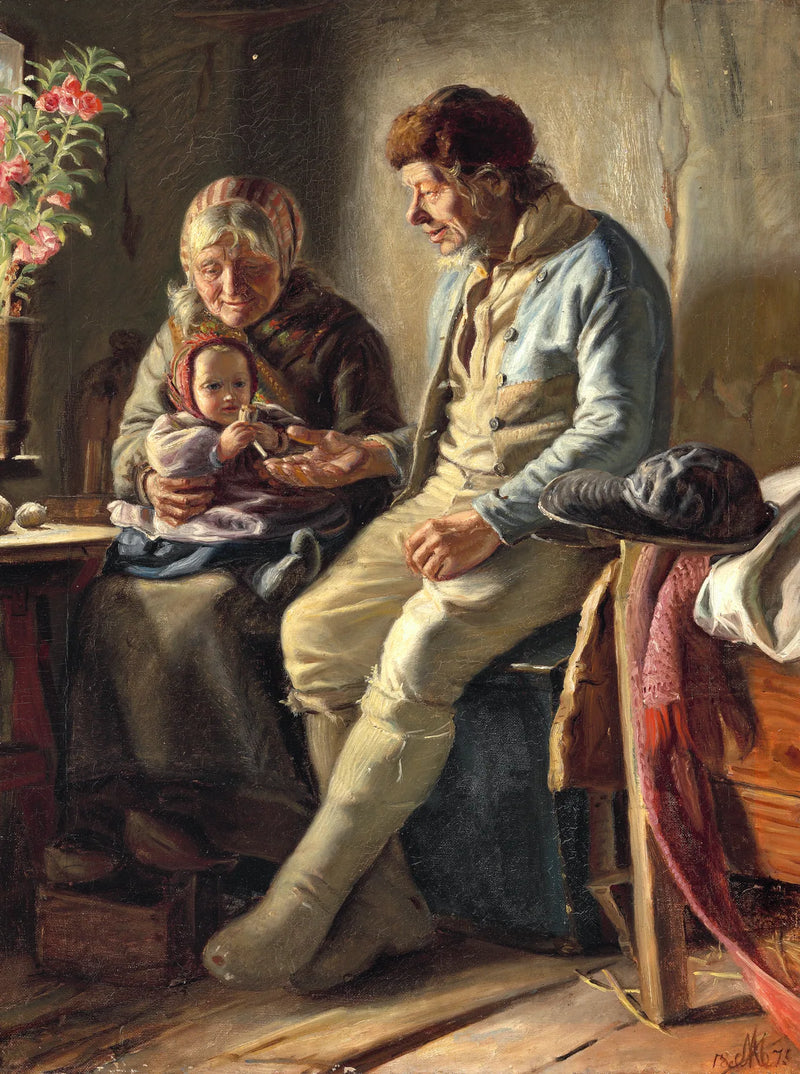 Büyük ebeveynler. - Michael Peter Ancher