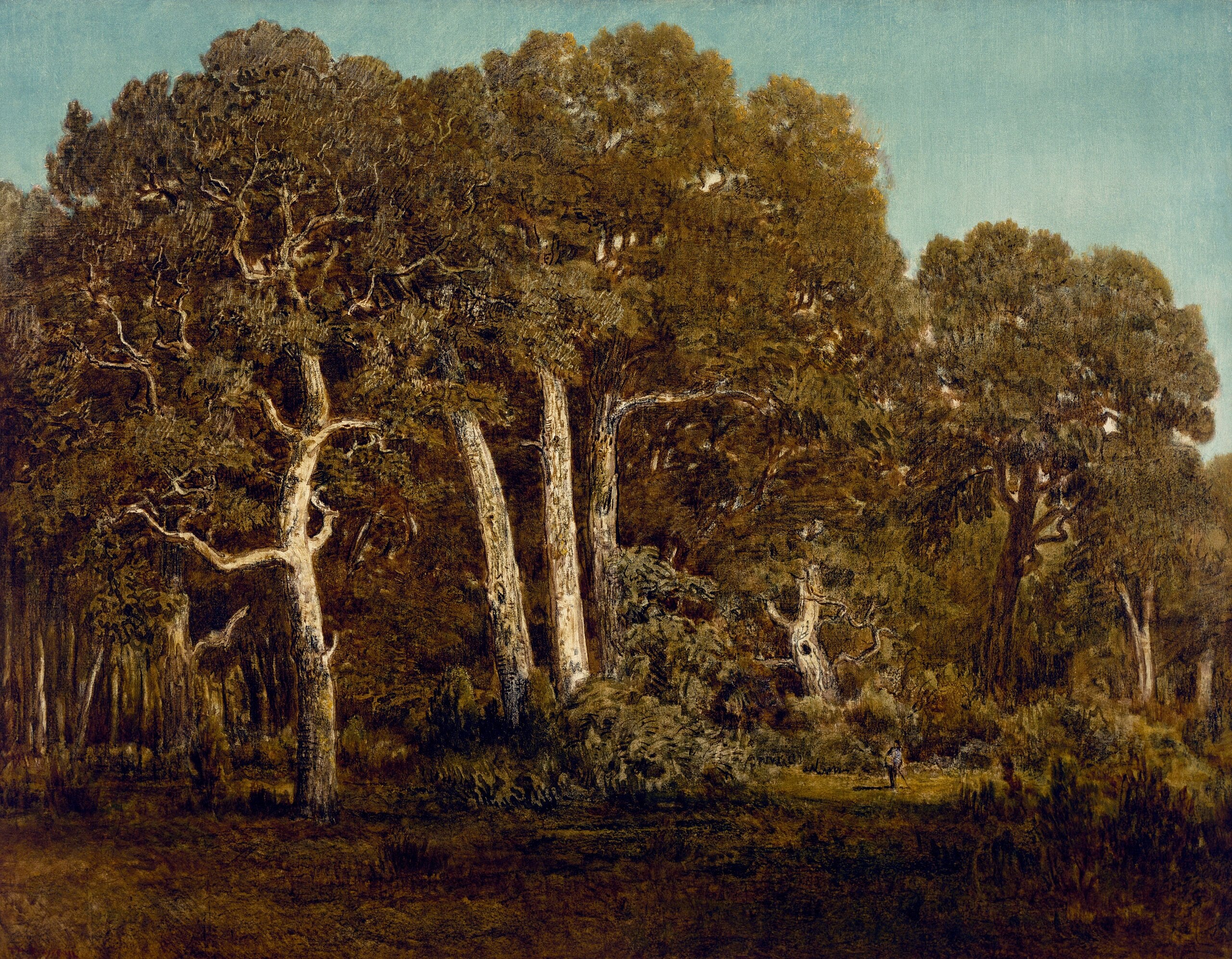 Les grands chênes du vieux Bas-Bréau - Théodore Rousseau