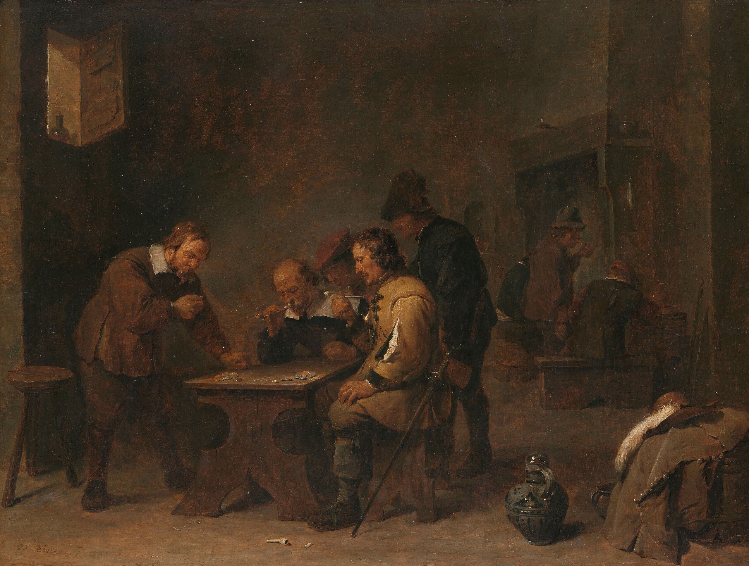 Les joueurs - David Teniers le Jeune