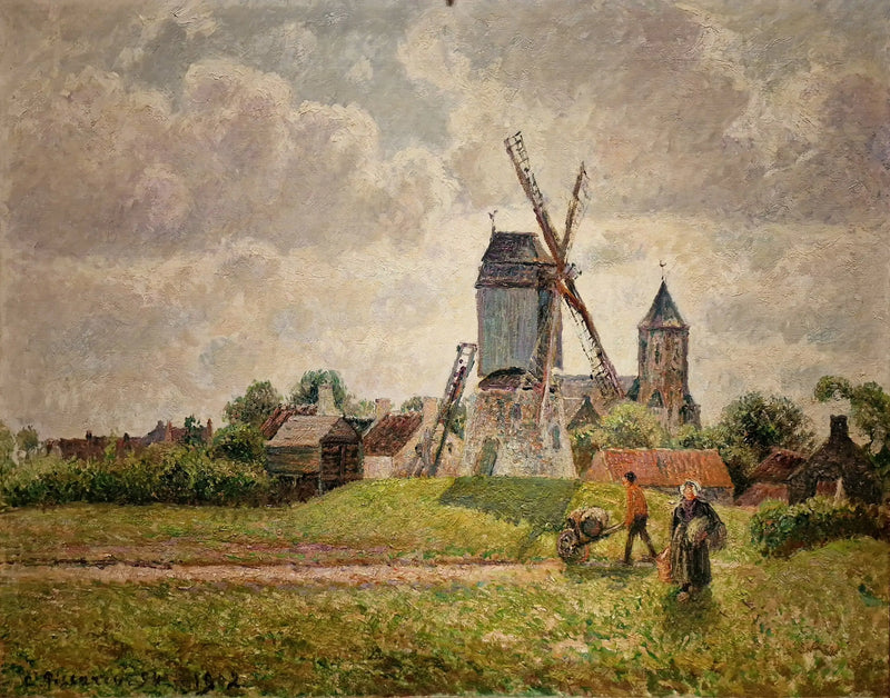 Knokke'deki Eski Değirmen - Camille Pissarro
