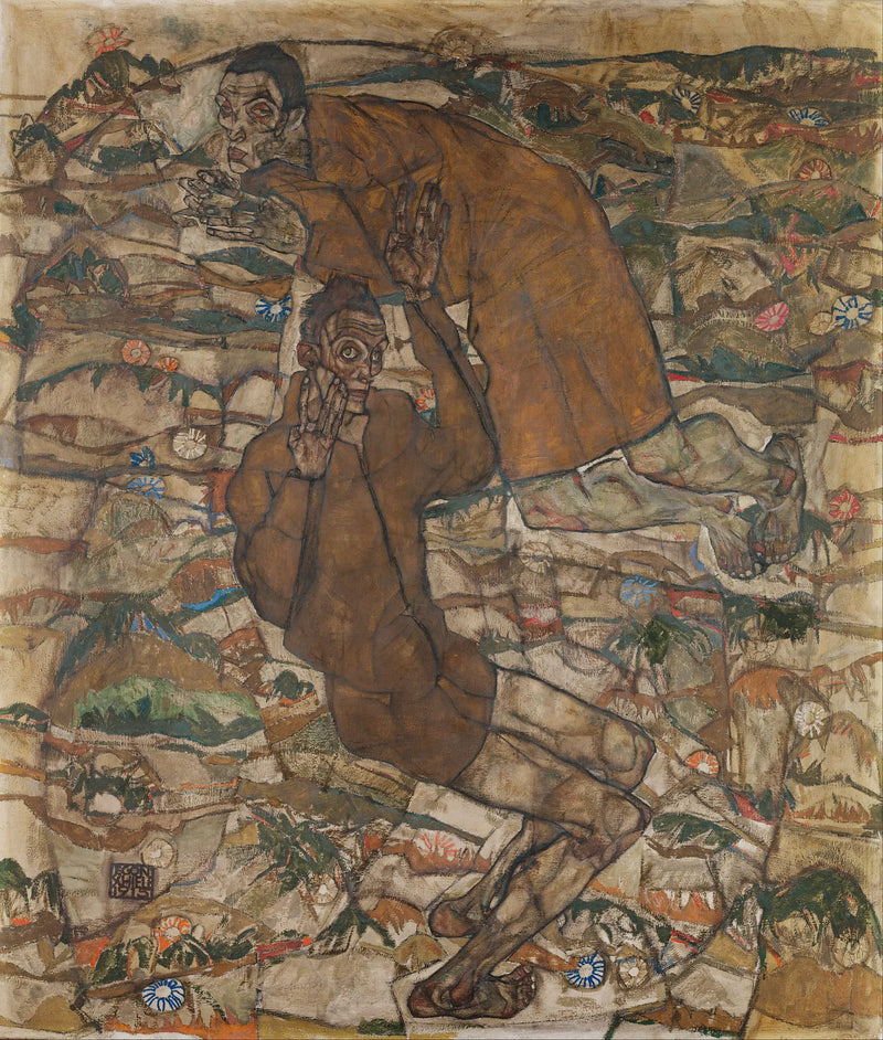 Havada Süzülme (Kör II) - Egon Schiele