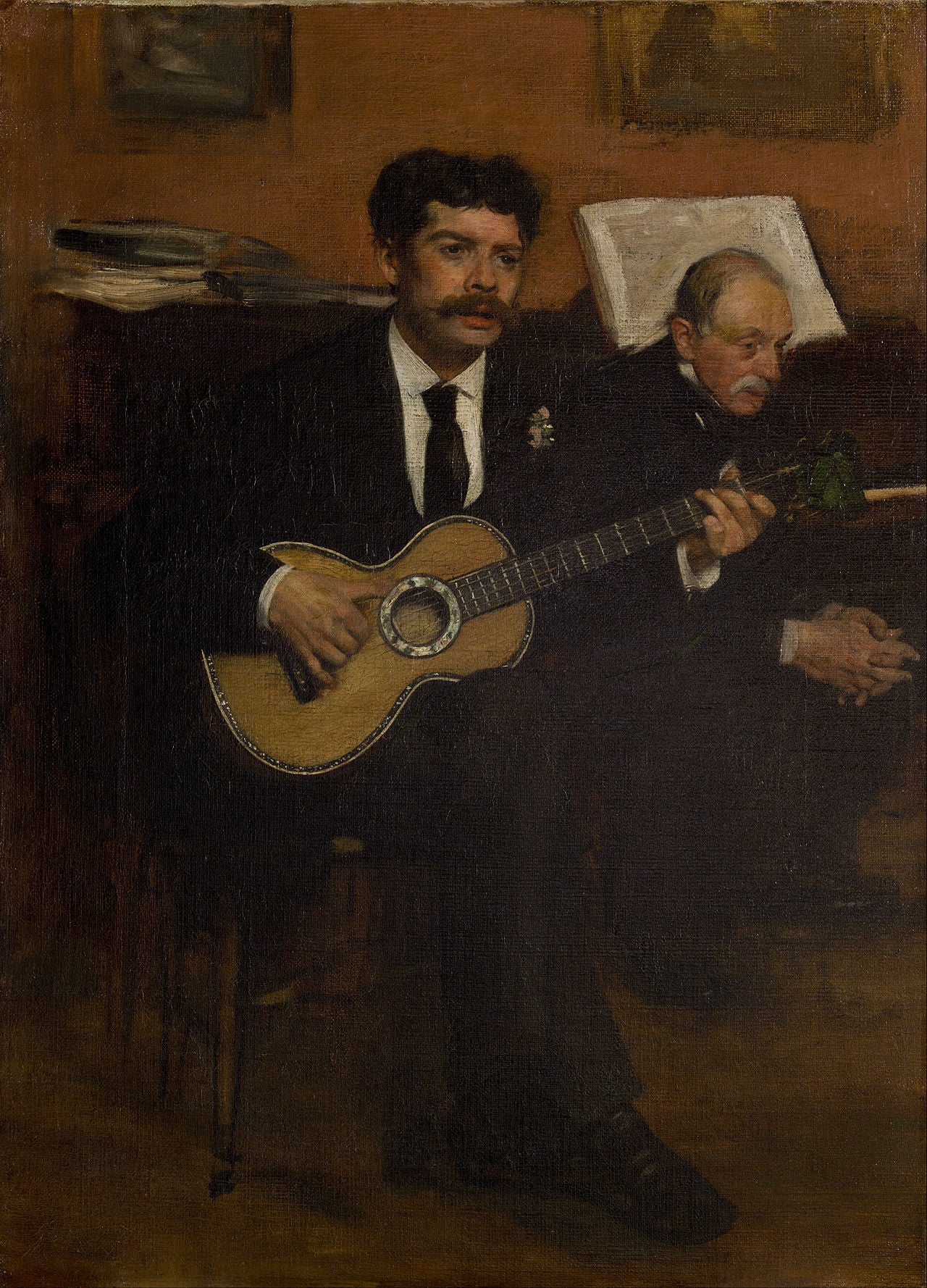Lorenzo Pagans ve Auguste de Gas - Edgar Degas