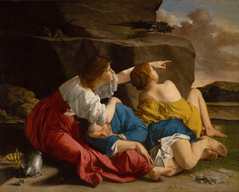Loth ve Kızları - Orazio Gentileschi