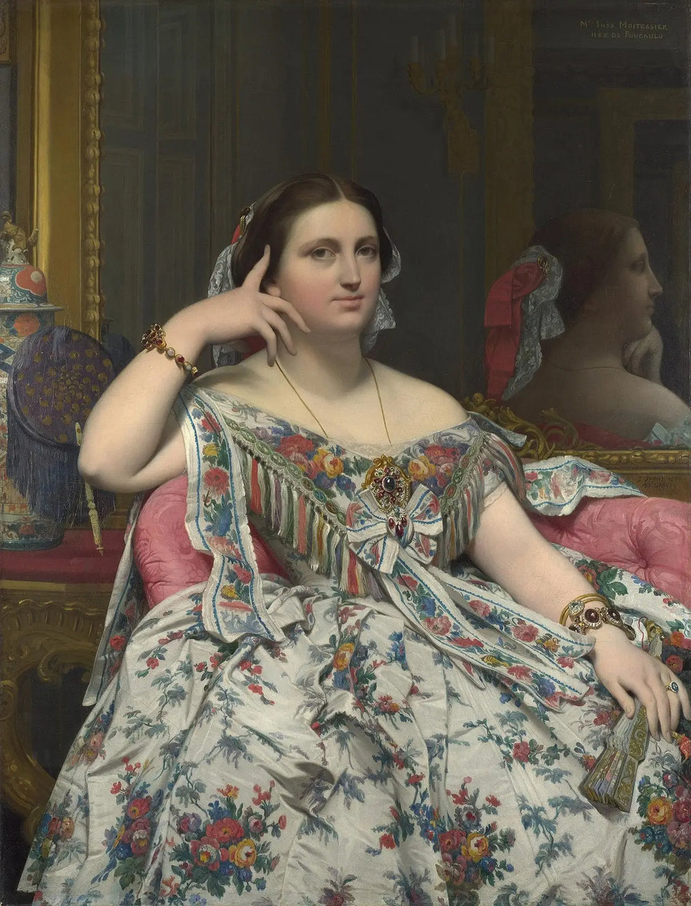 Madame Moitessier - Jean-Auguste-Dominique Ingres - Alpha Reproduction