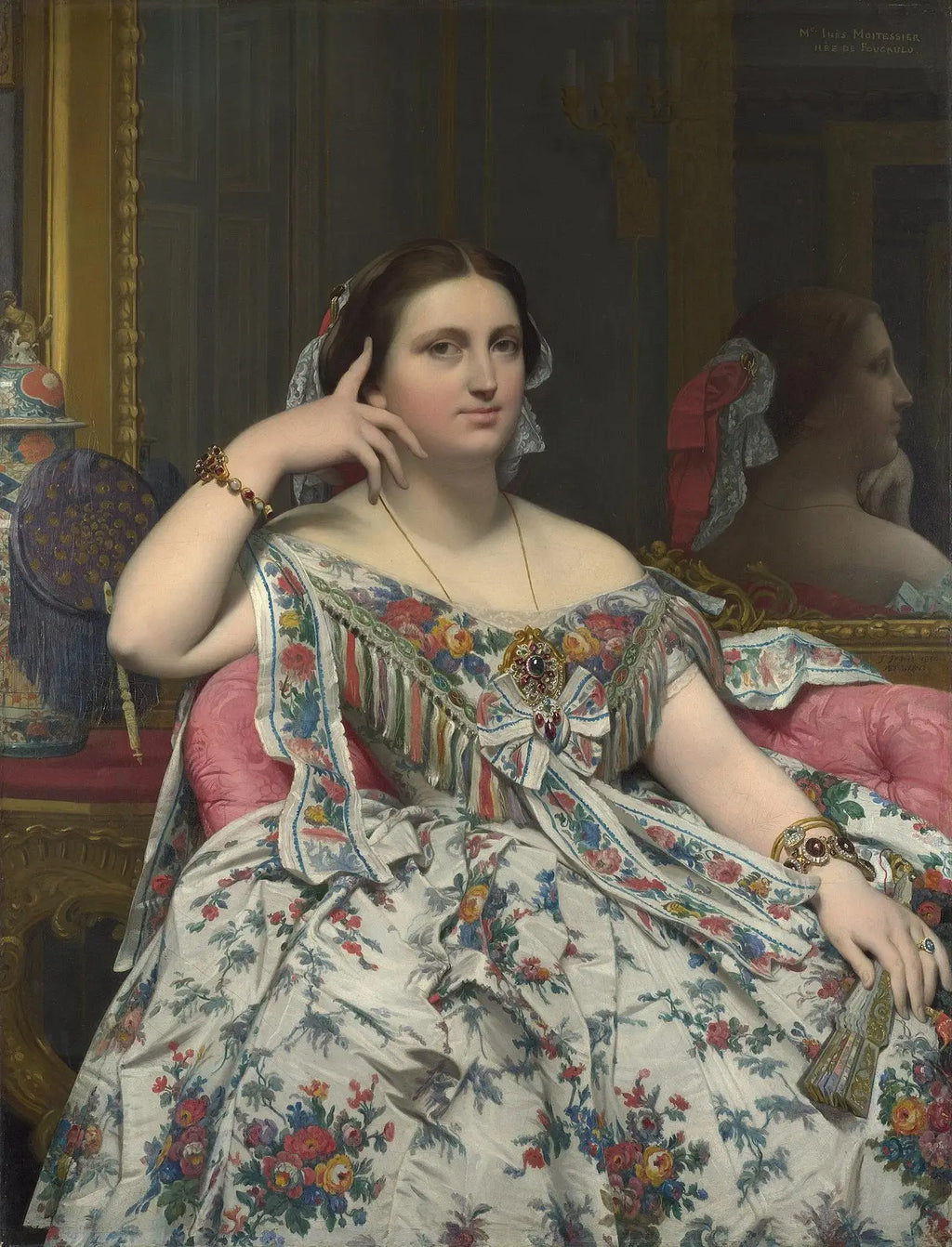 Madame Moitessier - Jean-Auguste-Dominique Ingres - Alpha Reproduction