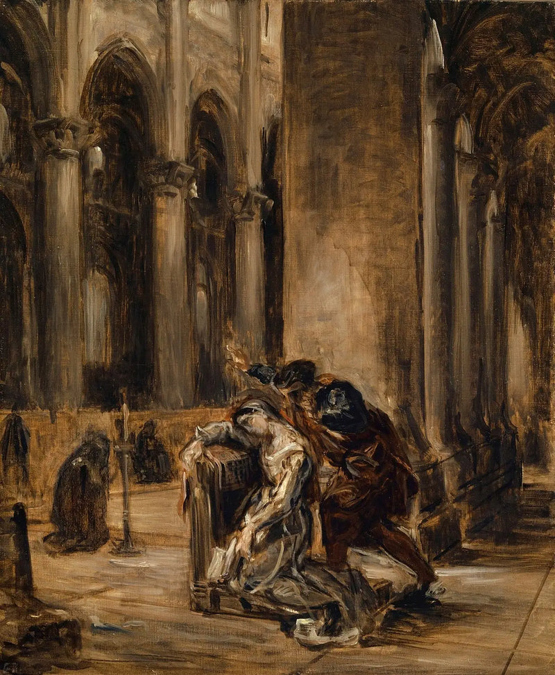 Kilisedeki Marguerite - Eugène Delacroix