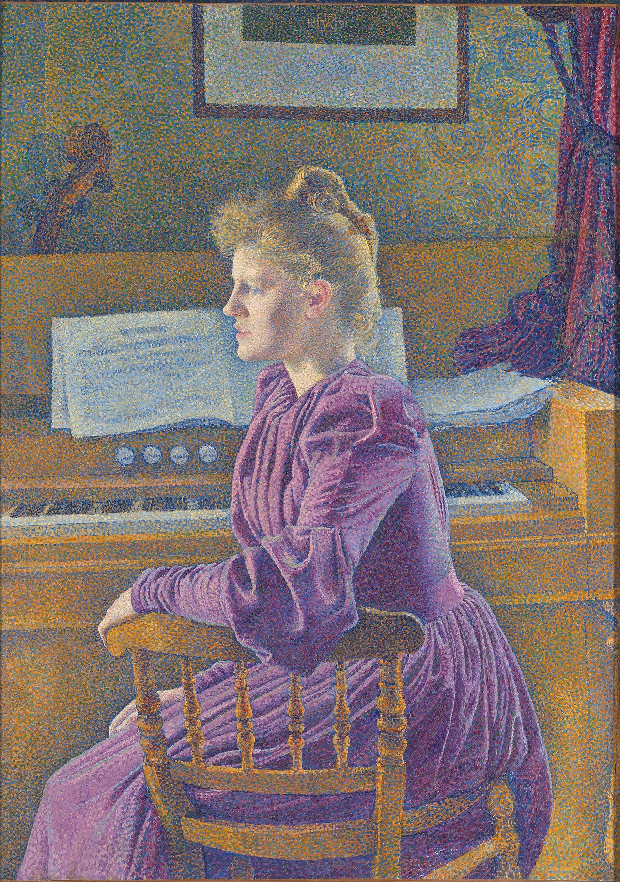Maria Sèthe, la future madame Henry Van de Velde - Théo van Rysselberghe
