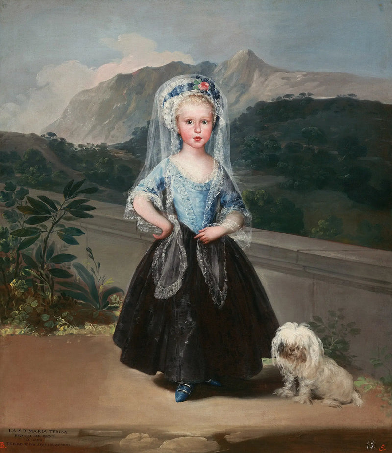 Bourbon ve Vallabriga Prensesi María Teresa, daha sonra Chinchón Kontesi - Francisco de Goya