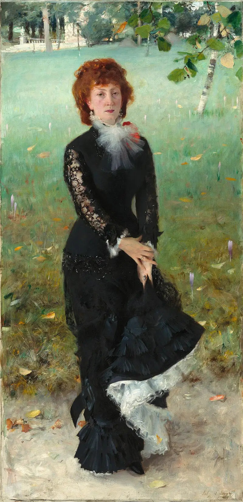 Reproduction du tableau « Marie Buloz Pailleron (Madame Édouard Pailleron) - John Singer Sargent » par Alpha Reproduction en peinture à l’huile