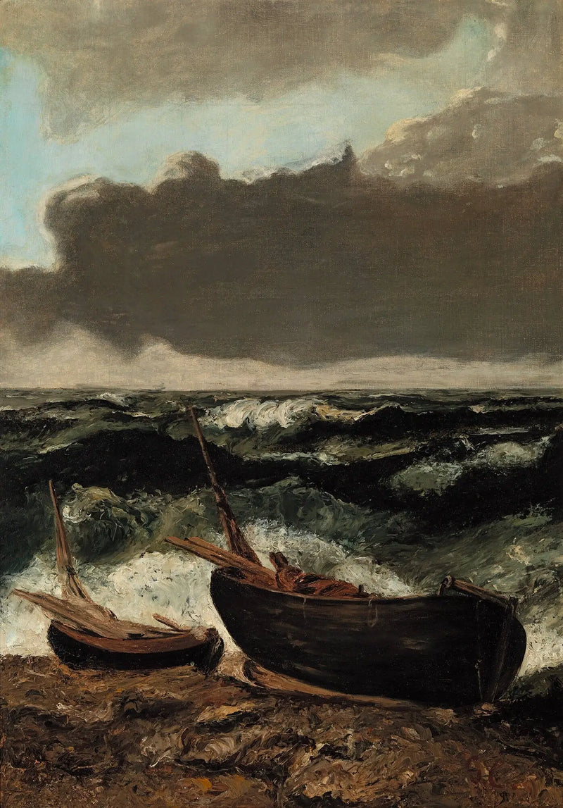 Denizcilik. Fırtına - Gustave Courbet