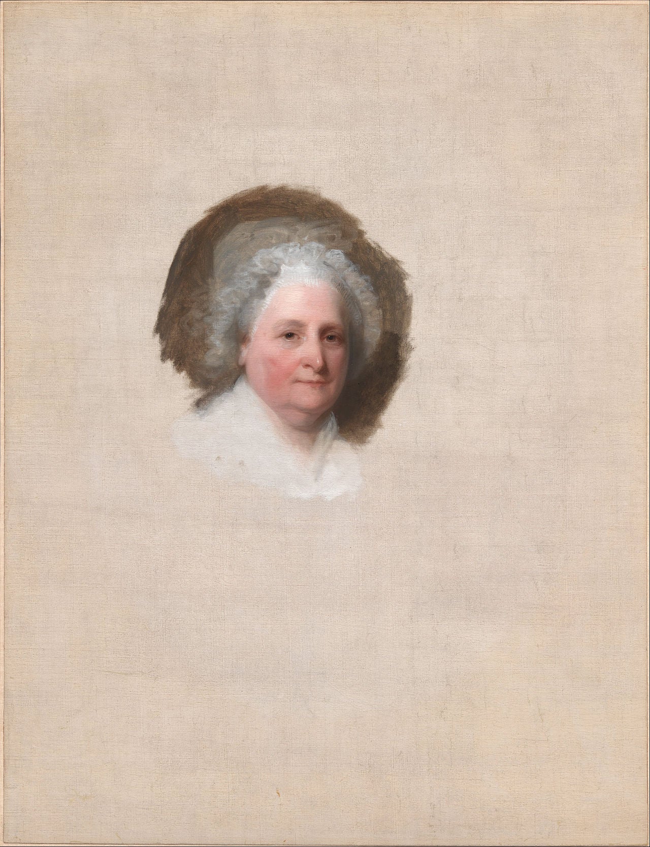 Martha Washington (Martha Dandridge Custis) - Gilbert Stuart
