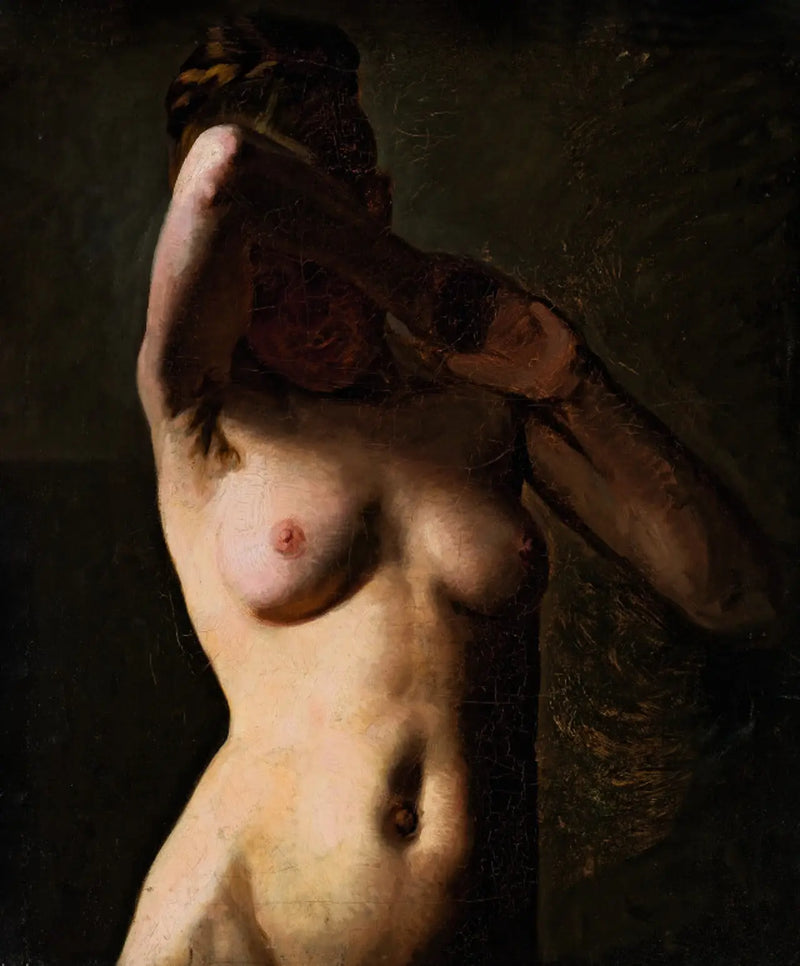 Kadın modeli. Yarım figür - Peder Severin Krøyer