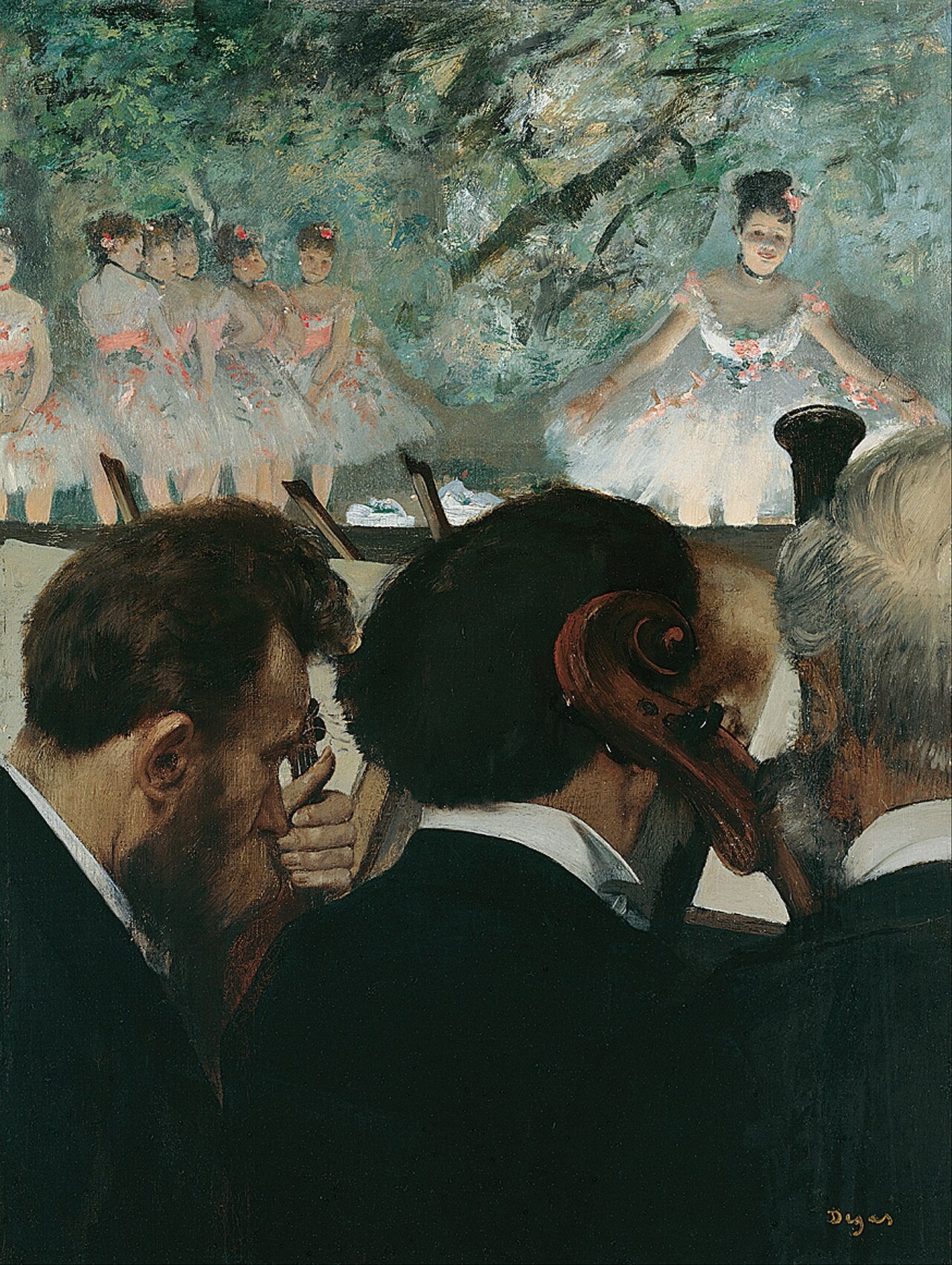 Orkestradaki Müzisyenler - Edgar Degas