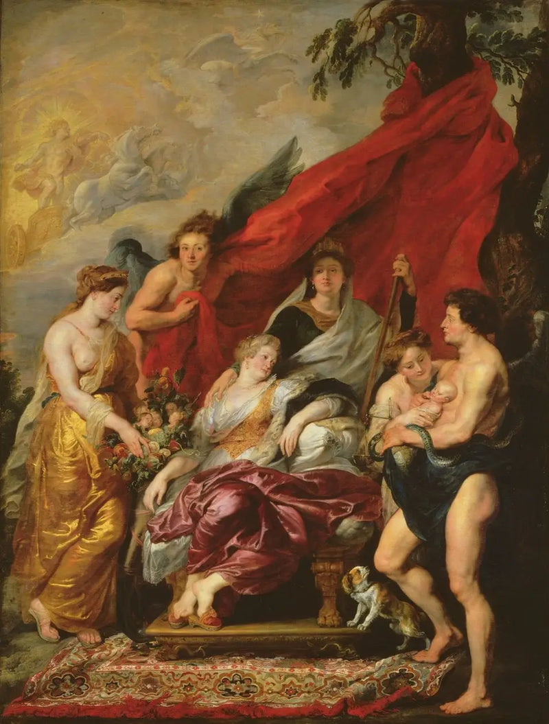 Louis XIII'ün Doğuşu - Peter Paul Rubens