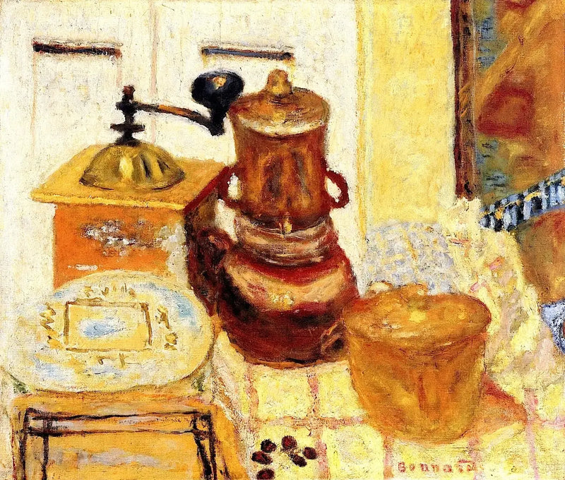Natürmort: kahve değirmeni - Pierre Bonnard