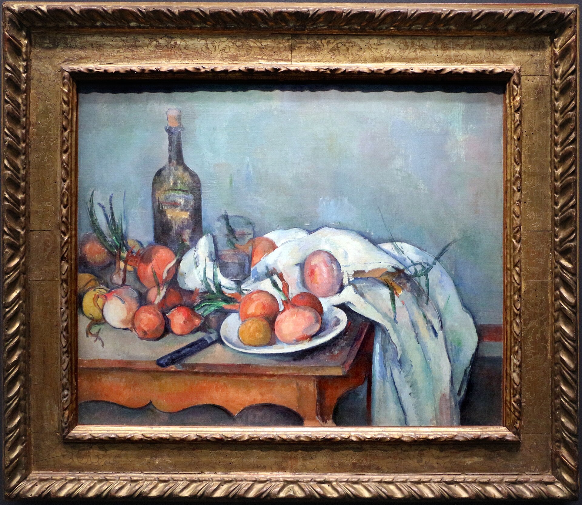 Soğanlı Natürmort - Paul Cézanne