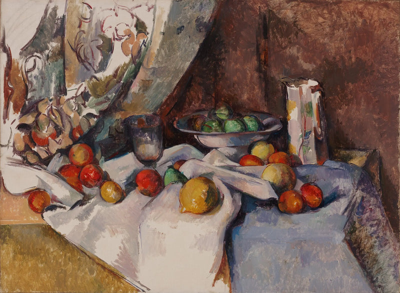 Elmalarla Natürmort - Paul Cézanne
