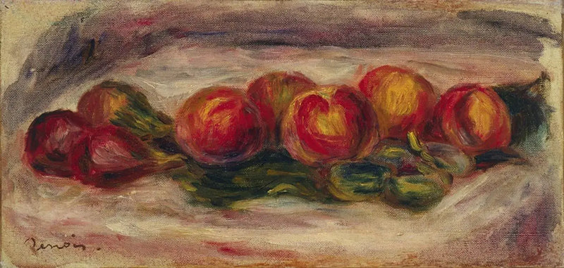 Elma ve incirlerle doğa ölüsü - Pierre-Auguste Renoir