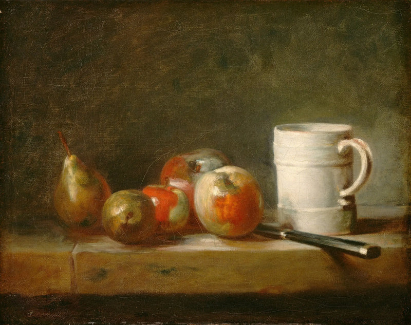Beyaz bir fincanlı natürmort - Jean Siméon Chardin