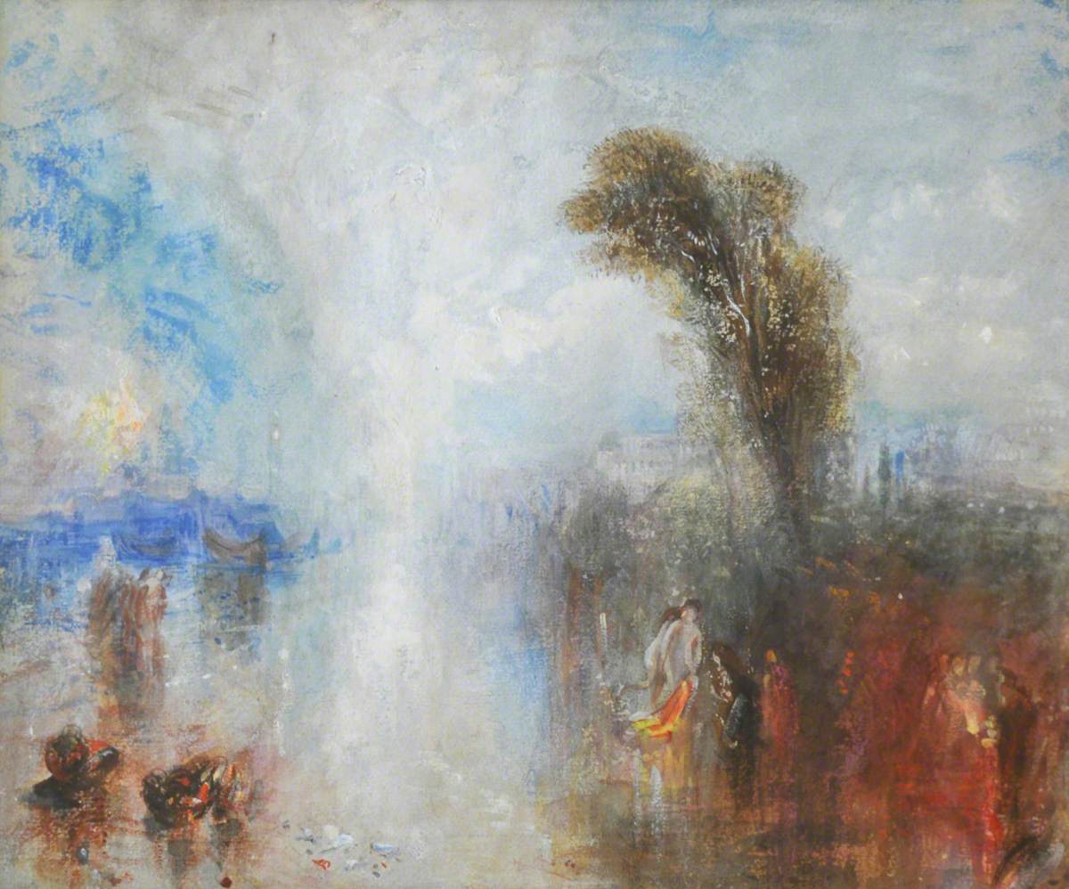 Ay Işığında Banyo Yapan Neapolitan Balıkçı Kızlar - J. M. W. Turner